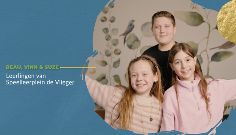 Beau, Vinn en Suze van Speelleerplein De Vlieger: “Cool, dit heb ik zelf bedacht”